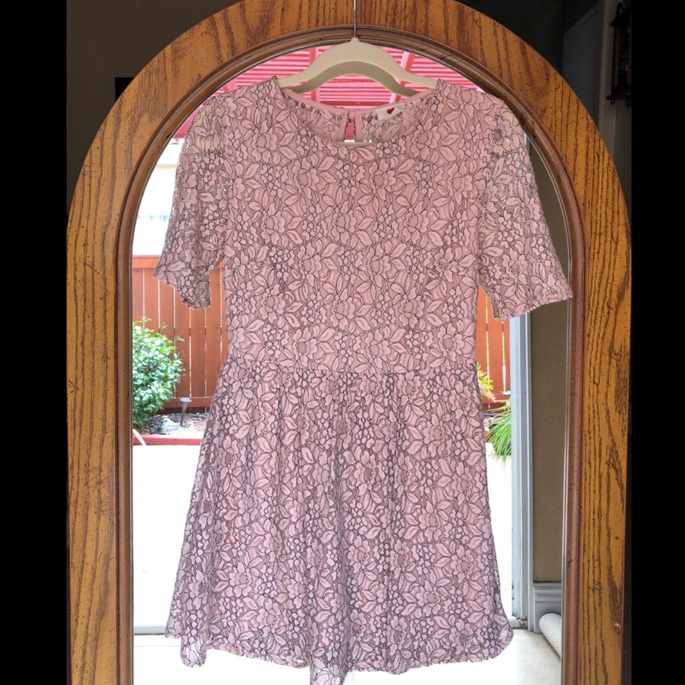 Light Pink Lace Dress